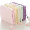 100% bamboo plain children hand towel with solid color