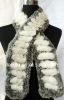 100% best selling wholesale fur rabbit scarf