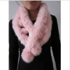 100% best selling wholesale fur rabbit scarf