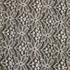 100% black polyester lace fabric