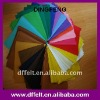 100% color polyester felt