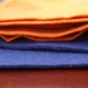 100% colored Felted wool fabric