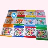 100% colourful printed square towel