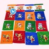 100% colourful printed square towel