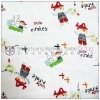 100 combed cotton printed flannel fabric for kid wear 150g