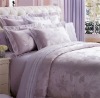 100%combed cotton rayon jacquard bedding set / fabric