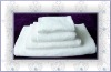 100% cotton 21/S plain bath towel set