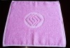 100% cotton 21s logo jacquard hand towel tea towel