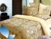 100%cotton 4pcs printed bedding set