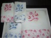 100%cotton Affixed cloth square towel