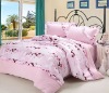 100% cotton+Coral fleece Bedding sets--4pcs per set(Including 2*pillow cover, one bed sheet, one quilt cover)