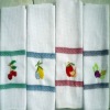 100% cotton Embroidered Tea Towels