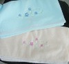 100% cotton Face Towel with embroidery with lace