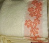 100% cotton Face Towel with jacquard border