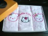 100% cotton HELLO KITY embroidered gifted towel