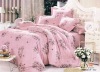 100% cotton Peach Printed Bedding Sets bed Sheet Duvert cover 4pcs
