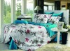 100% cotton active printing bedding set--4PCS