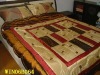 100% cotton adults' quilted 4 pcs authentic bedding sets