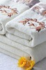 100%cotton and white towel