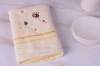 100% cotton animal embroidery face towel