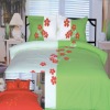 100% cotton applique bedding set