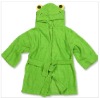 100% cotton baby bathrobe with embroidered full size