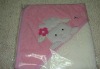 100% cotton baby hooded towel