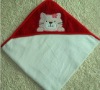 100% cotton baby hooded towel