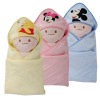 100% cotton baby wrap towel