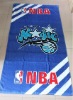 100% cotton basketball reactive velour printed beach towel