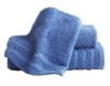 100% cotton bath towel--solid color towels with border
