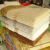 100 cotton bath towel with border