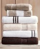100% cotton bath towel with border