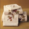 100% cotton bath towel with embroiderey