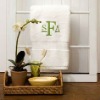 100% cotton bath towel with embroidery