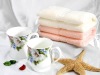 100% cotton bath towel with solid color