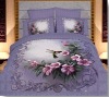 100% cotton beautiful flower bedding sets (Reactive print)