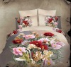 100% cotton beautiful flower bedding sets (Reactive print)