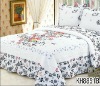 100% cotton beautiful flowers printed quilt/bedspread/Bed sheet/bedding set/bed cover/duvet cover