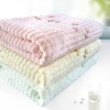 100%cotton beauty embroidery kapok bath towel