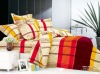 100%cotton bedding set-coffee