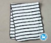 100%cotton black and white bath towel