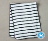 100%cotton black and white bath towel