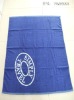 100% cotton blue and white reactive printed beach towel