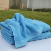 100 cotton blue hotel towel set