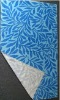 100% cotton blue reactive velour printed beach towel