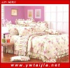 100% cotton bright flowers print bedding sets/High quality 4 pcs bedlinen