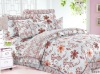100% cotton brushed bedding set with active printing