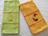 100%cotton cheap kitchen towels with embrodiery