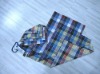 100% cotton check shirt fabric